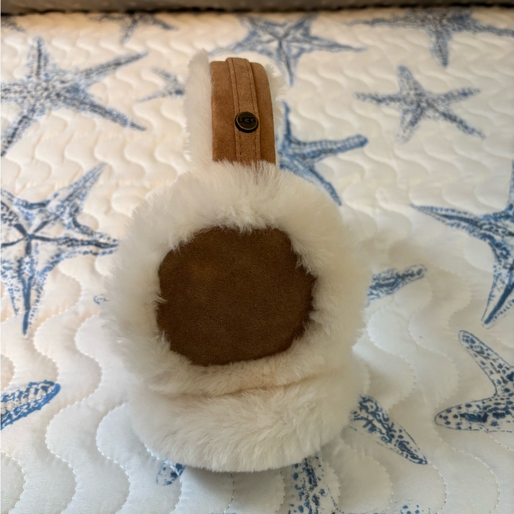 UGG Tan and Cream Earmuffs